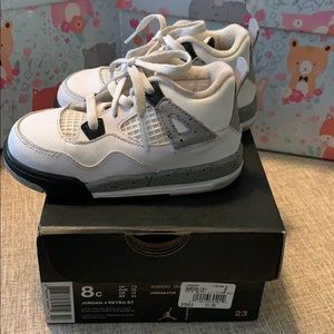 Jordan 4 Retro BT - Size 8c sneakers